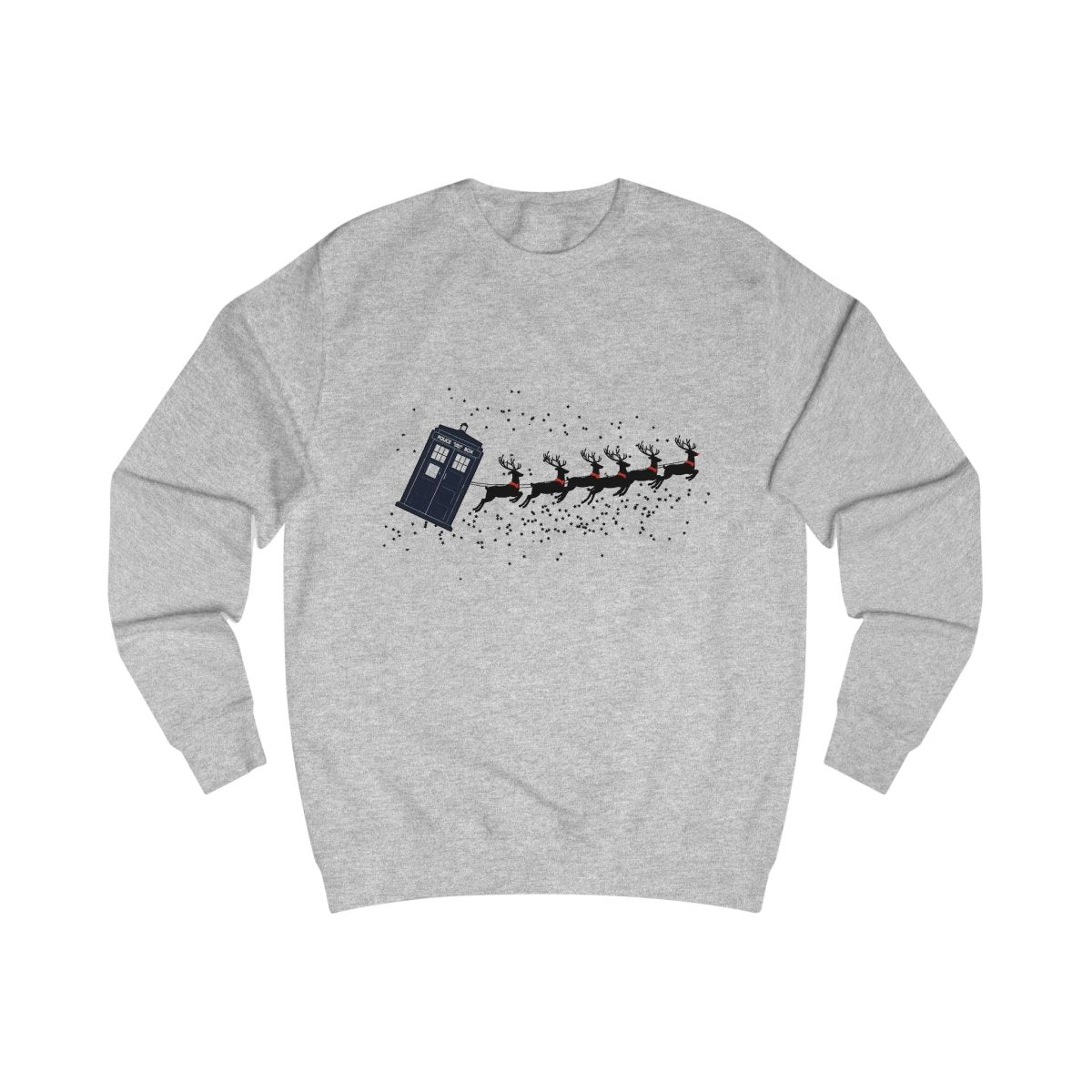 TARDIS with Reindeer Sweatshirt - soapbox169 - A Little Gift Shop