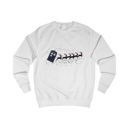 TARDIS with Reindeer Sweatshirt - soapbox169 - A Little Gift Shop