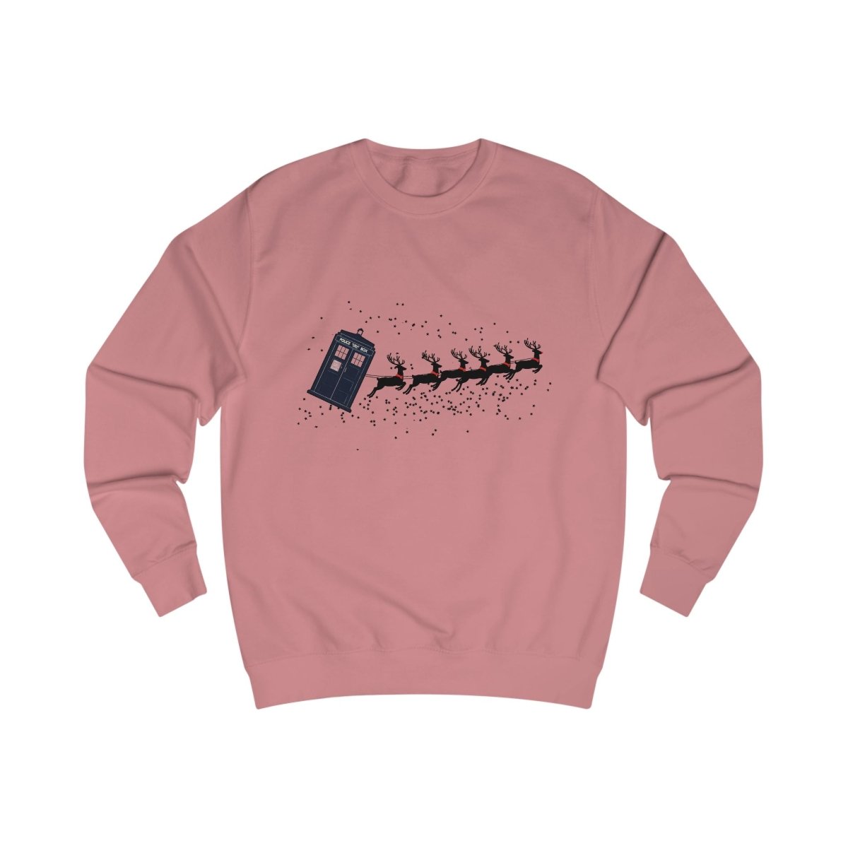TARDIS with Reindeer Sweatshirt - soapbox169 - A Little Gift Shop