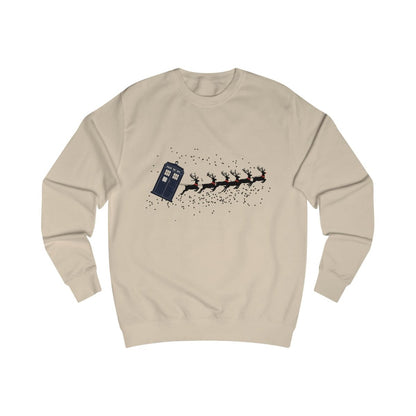 TARDIS with Reindeer Sweatshirt - soapbox169 - A Little Gift Shop