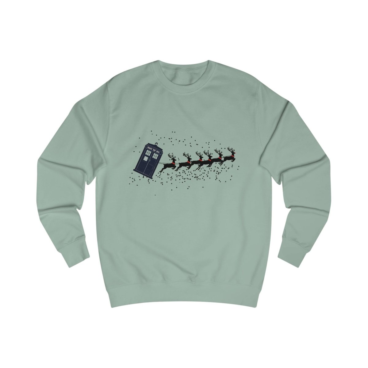 TARDIS with Reindeer Sweatshirt - soapbox169 - A Little Gift Shop