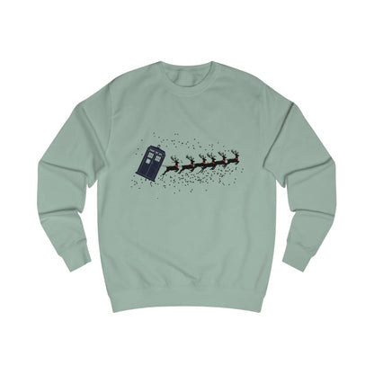 TARDIS with Reindeer Sweatshirt - soapbox169 - A Little Gift Shop