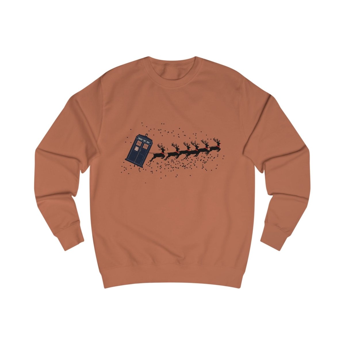 TARDIS with Reindeer Sweatshirt - soapbox169 - A Little Gift Shop