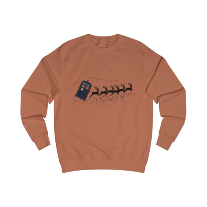 TARDIS with Reindeer Sweatshirt - soapbox169 - A Little Gift Shop