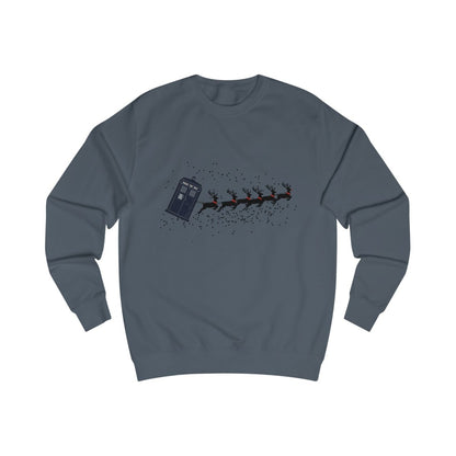 TARDIS with Reindeer Sweatshirt - soapbox169 - A Little Gift Shop