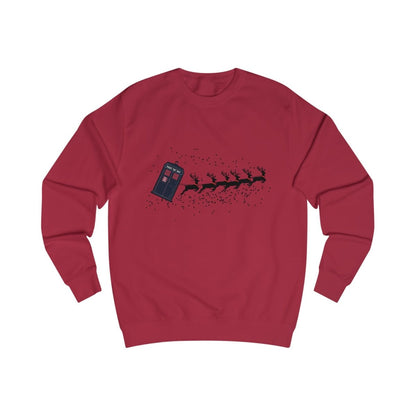 TARDIS with Reindeer Sweatshirt - soapbox169 - A Little Gift Shop
