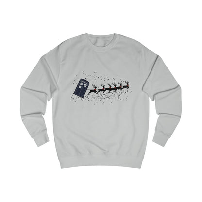 TARDIS with Reindeer Sweatshirt - soapbox169 - A Little Gift Shop