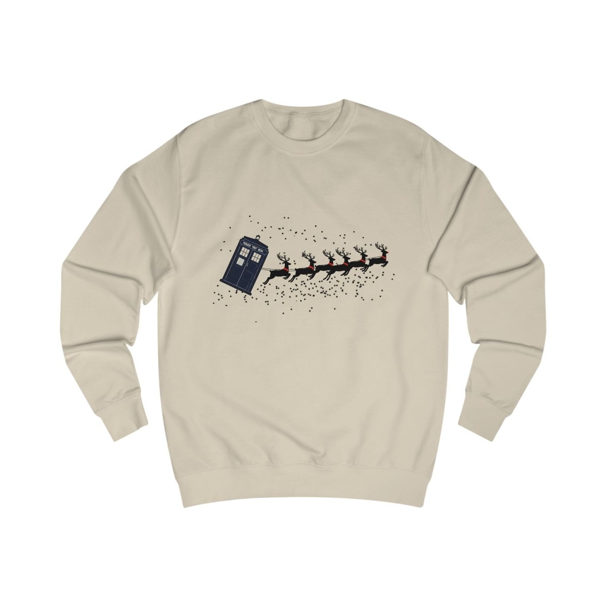 TARDIS with Reindeer Sweatshirt - soapbox169 - A Little Gift Shop
