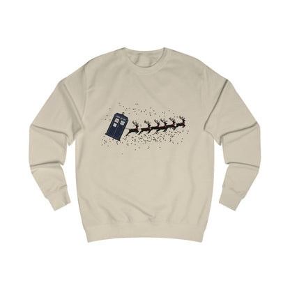 TARDIS with Reindeer Sweatshirt - soapbox169 - A Little Gift Shop