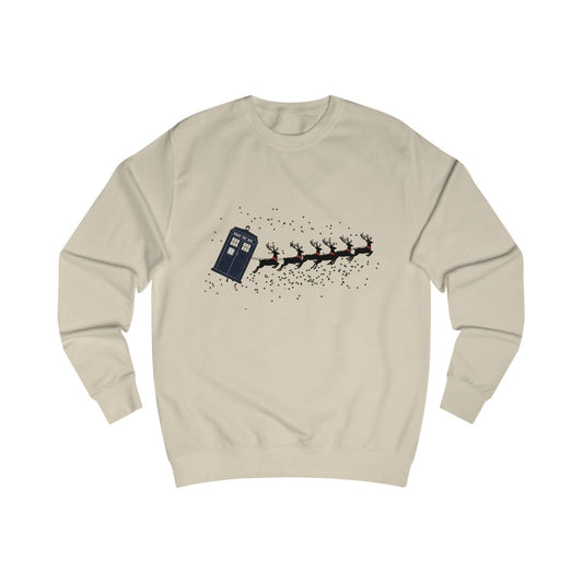 TARDIS with Reindeer Sweatshirt - soapbox169 - A Little Gift Shop