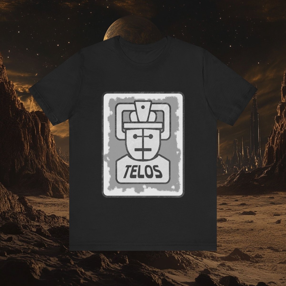 Telosian Cyberman Weathered Effect T-shirt - T-Shirt
