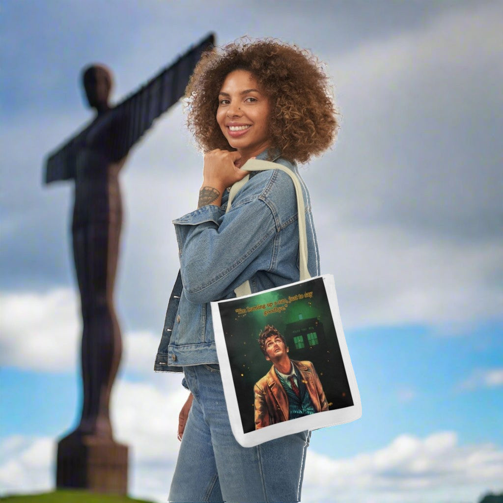 Doctor Who 10th Doctor says "Goodbye" Tote