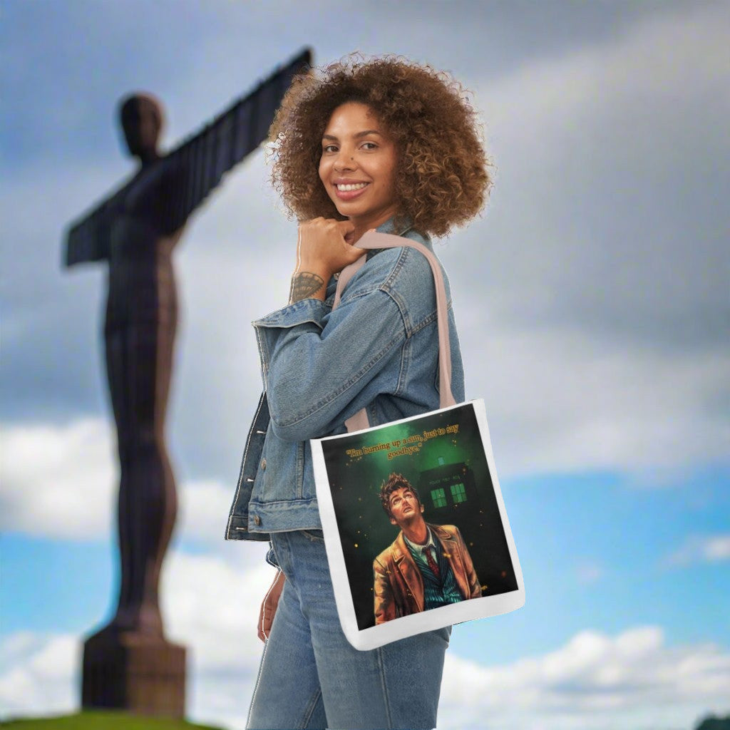 Doctor Who 10th Doctor says "Goodbye" Tote
