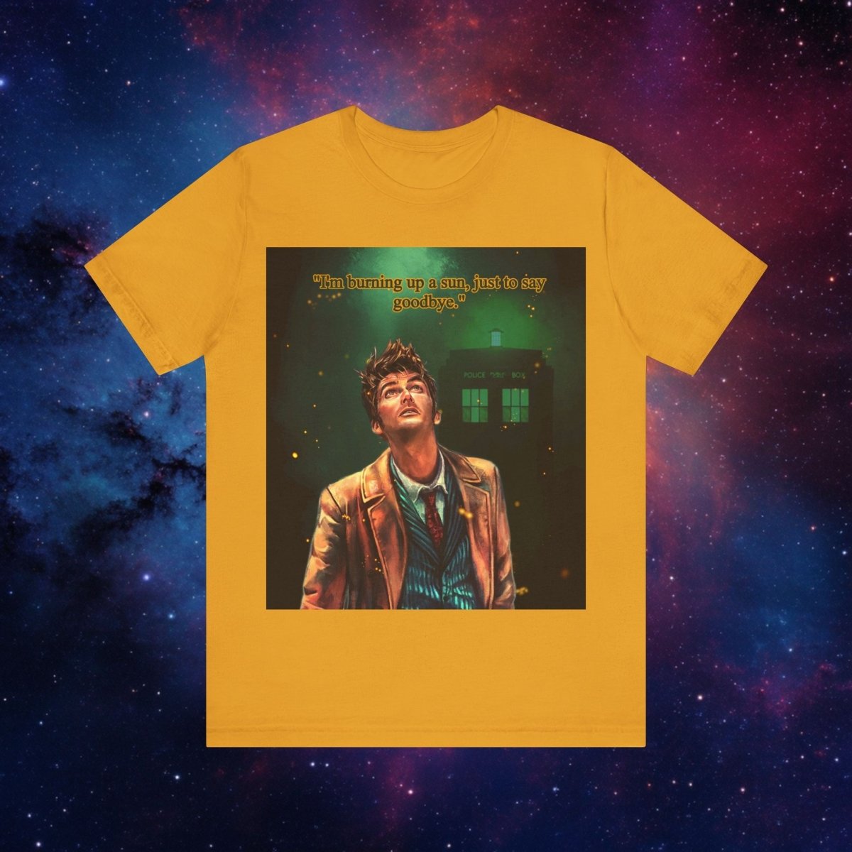 The 10th Doctor says "Goodbye" T-shirt - soapbox169 - A Little Gift Shop