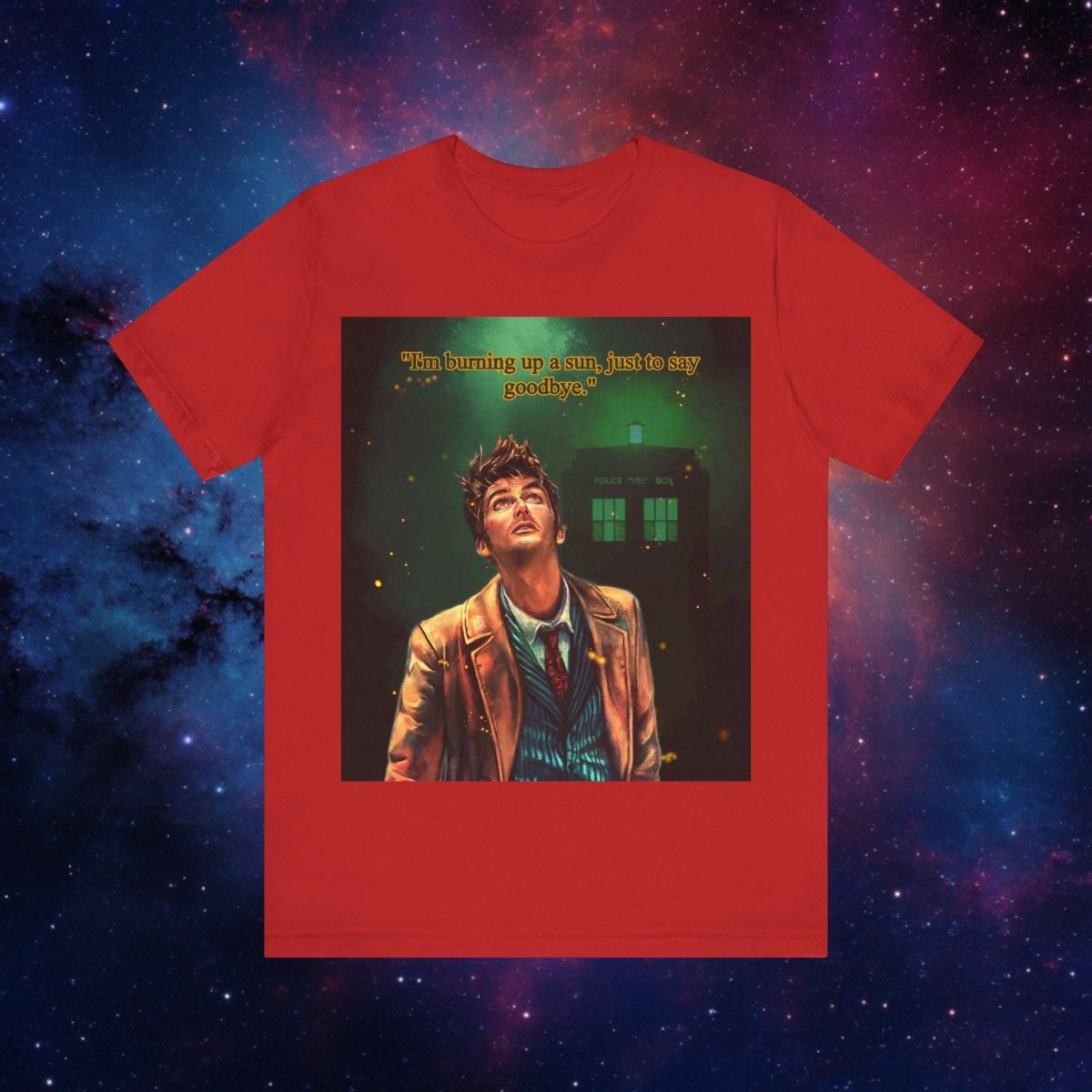 The 10th Doctor says "Goodbye" T-shirt - soapbox169 - A Little Gift Shop