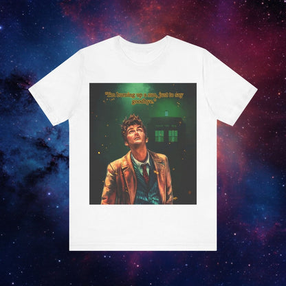 The 10th Doctor says "Goodbye" T-shirt - soapbox169 - A Little Gift Shop