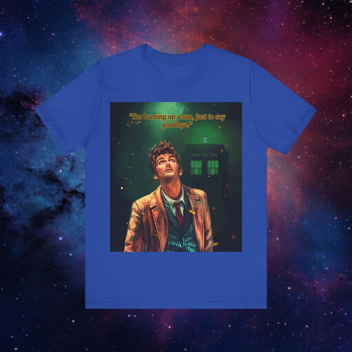 The 10th Doctor says "Goodbye" T-shirt - soapbox169 - A Little Gift Shop