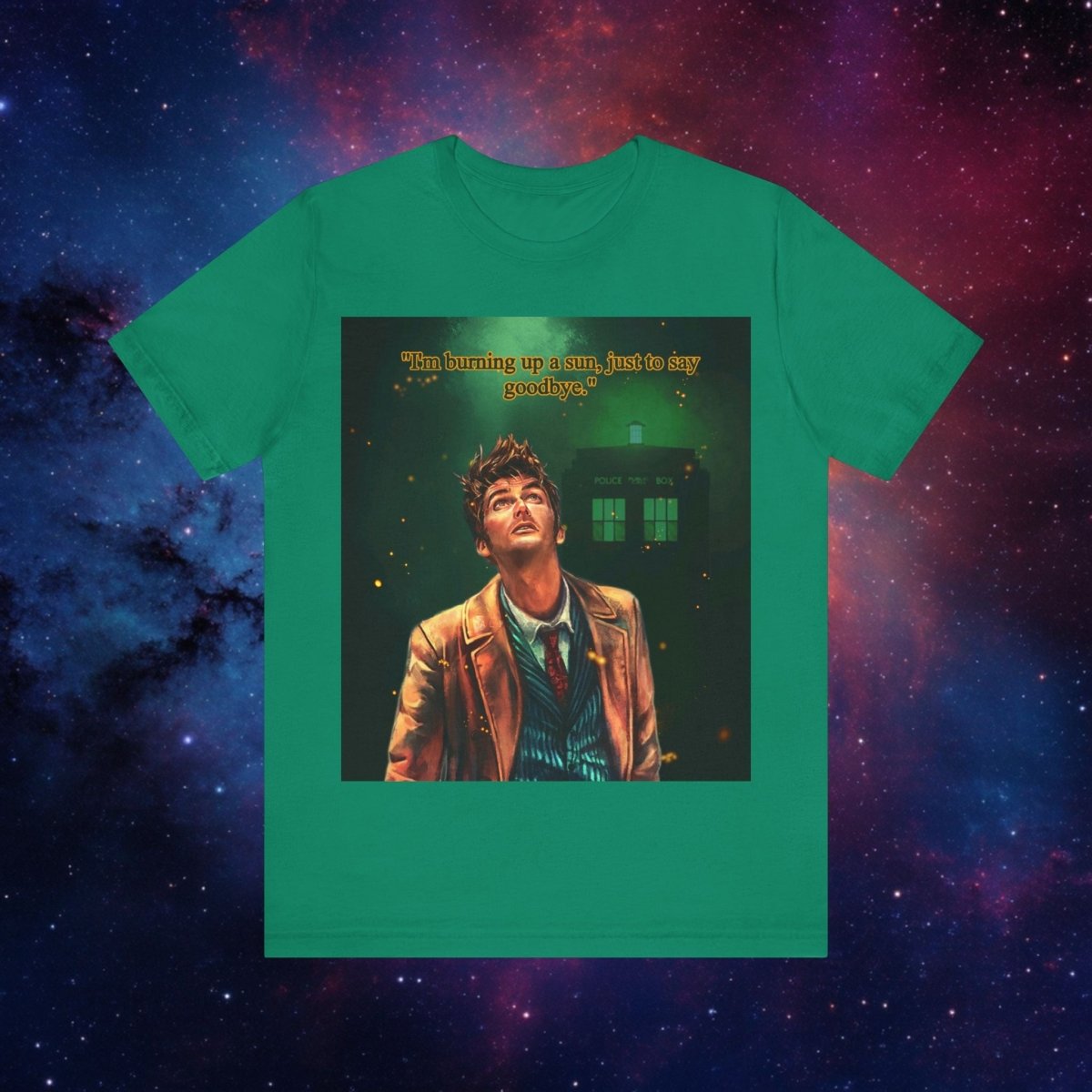 The 10th Doctor says "Goodbye" T-shirt - soapbox169 - A Little Gift Shop