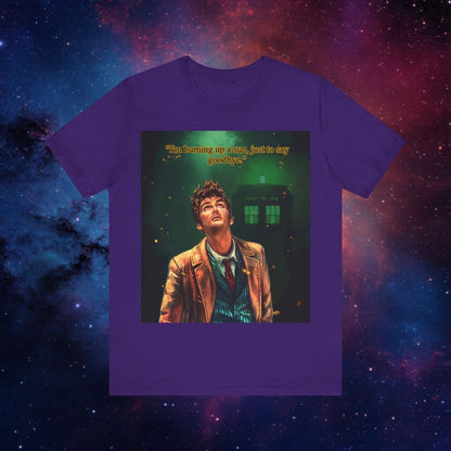 The 10th Doctor says "Goodbye" T-shirt - soapbox169 - A Little Gift Shop