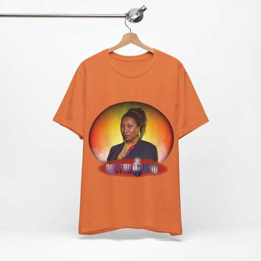 The Fugitive Doctor (Jo Martin) and Doctor Who logo. - soapbox169 - A Little Gift Shop