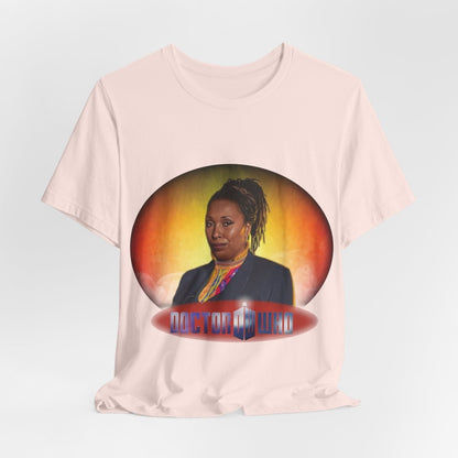 The Fugitive Doctor (Jo Martin) and Doctor Who logo. - soapbox169 - A Little Gift Shop