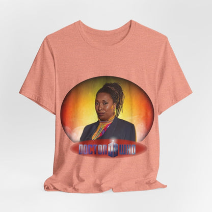 The Fugitive Doctor (Jo Martin) and Doctor Who logo. - soapbox169 - A Little Gift Shop