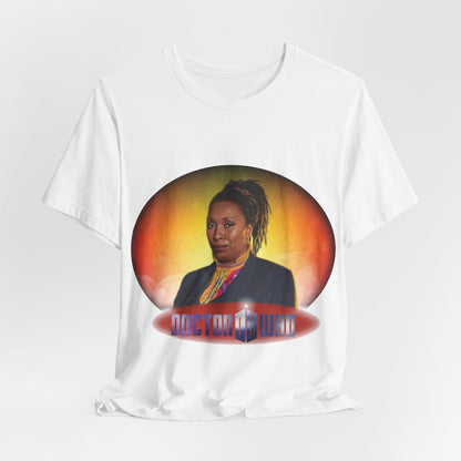 The Fugitive Doctor (Jo Martin) and Doctor Who logo. - soapbox169 - A Little Gift Shop