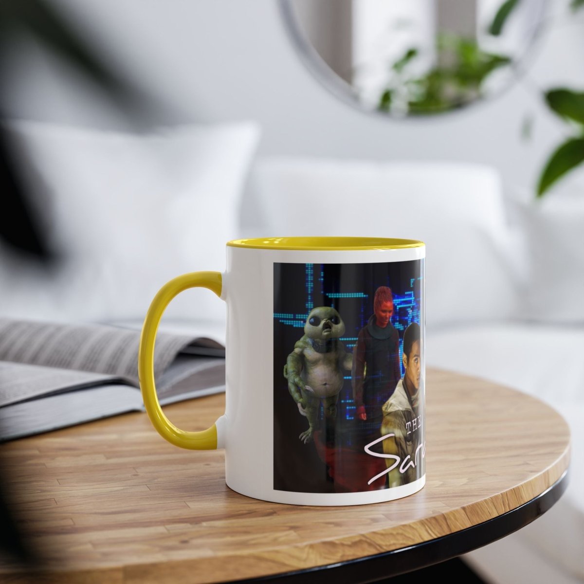 "The Sarah Jane Adventures" The New Gang mug with Season 3 Foes - Mug