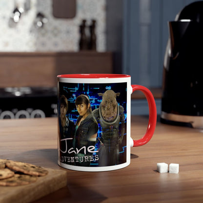 "The Sarah Jane Adventures" The New Gang mug with Season 3 Foes - Mug