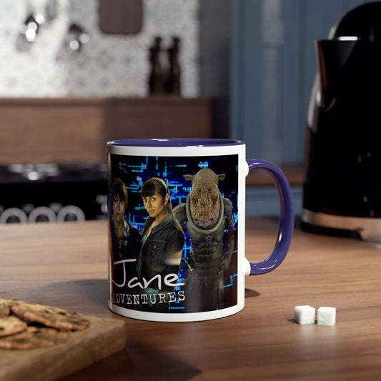 "The Sarah Jane Adventures" The New Gang mug with Season 3 Foes - Mug