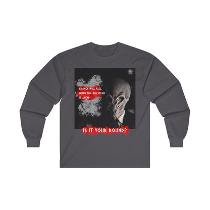 The Silence asking "The Question" Long Sleeve T-shirt - soapbox169 - A Little Gift Shop