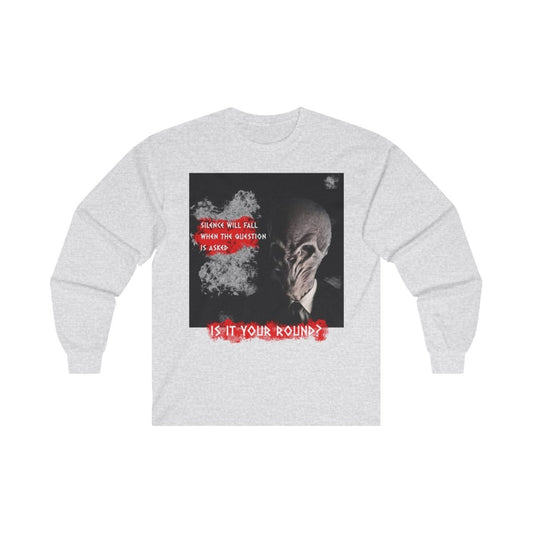 The Silence asking "The Question" Long Sleeve T-shirt - soapbox169 - A Little Gift Shop