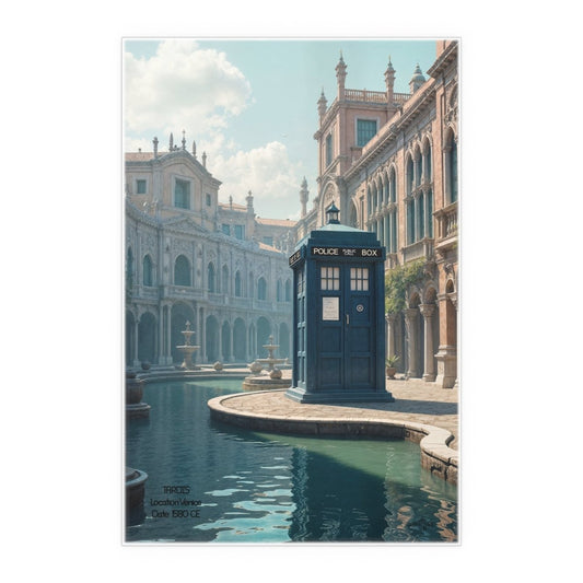 The TARDIS in history. TARDIS Location:Venice Date: 1580 CE - soapbox169 - A Little Gift Shop