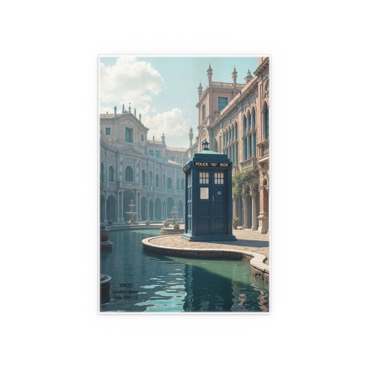 The TARDIS in history. TARDIS Location:Venice Date: 1580 CE - soapbox169 - A Little Gift Shop
