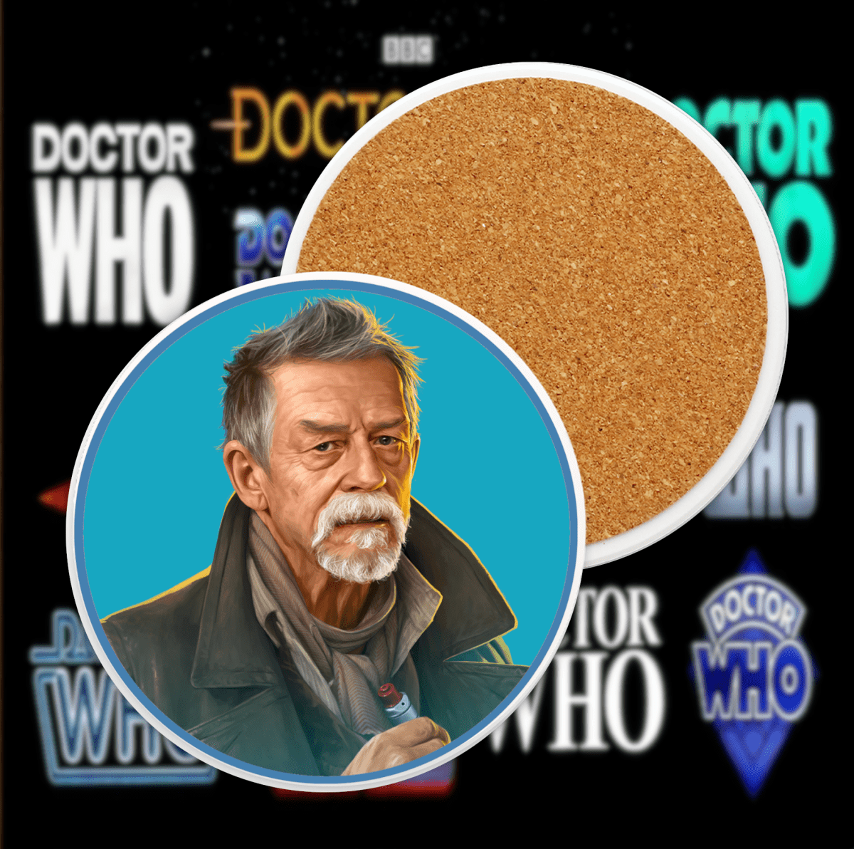 The War Doctor Ceramic Coaster Collection - soapbox169 - A Little Gift Shop