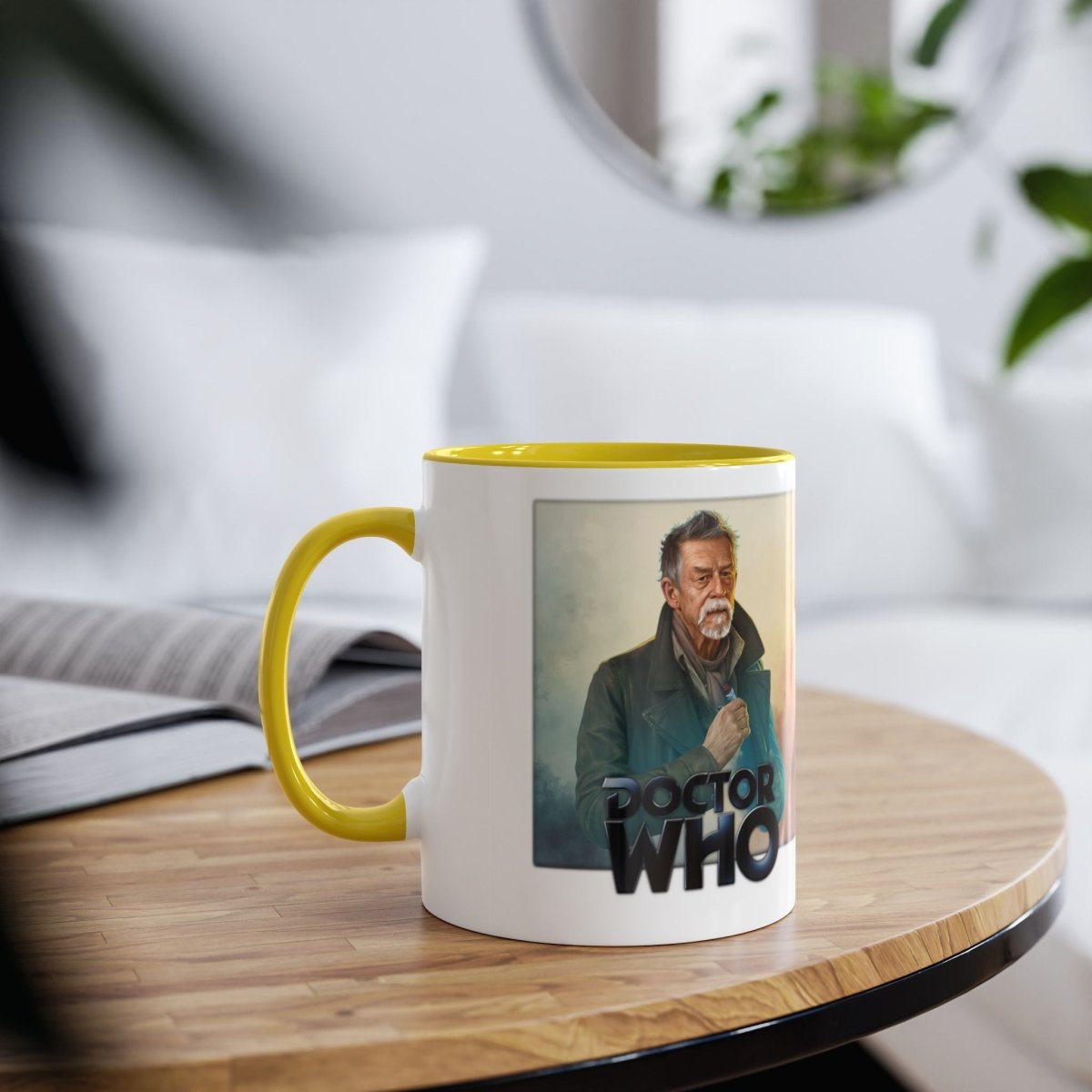 The War Doctor (John Hurt) and Doctor Who logo mug. - soapbox169 - A Little Gift Shop