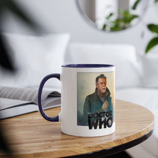 The War Doctor (John Hurt) and Doctor Who logo mug. - soapbox169 - A Little Gift Shop