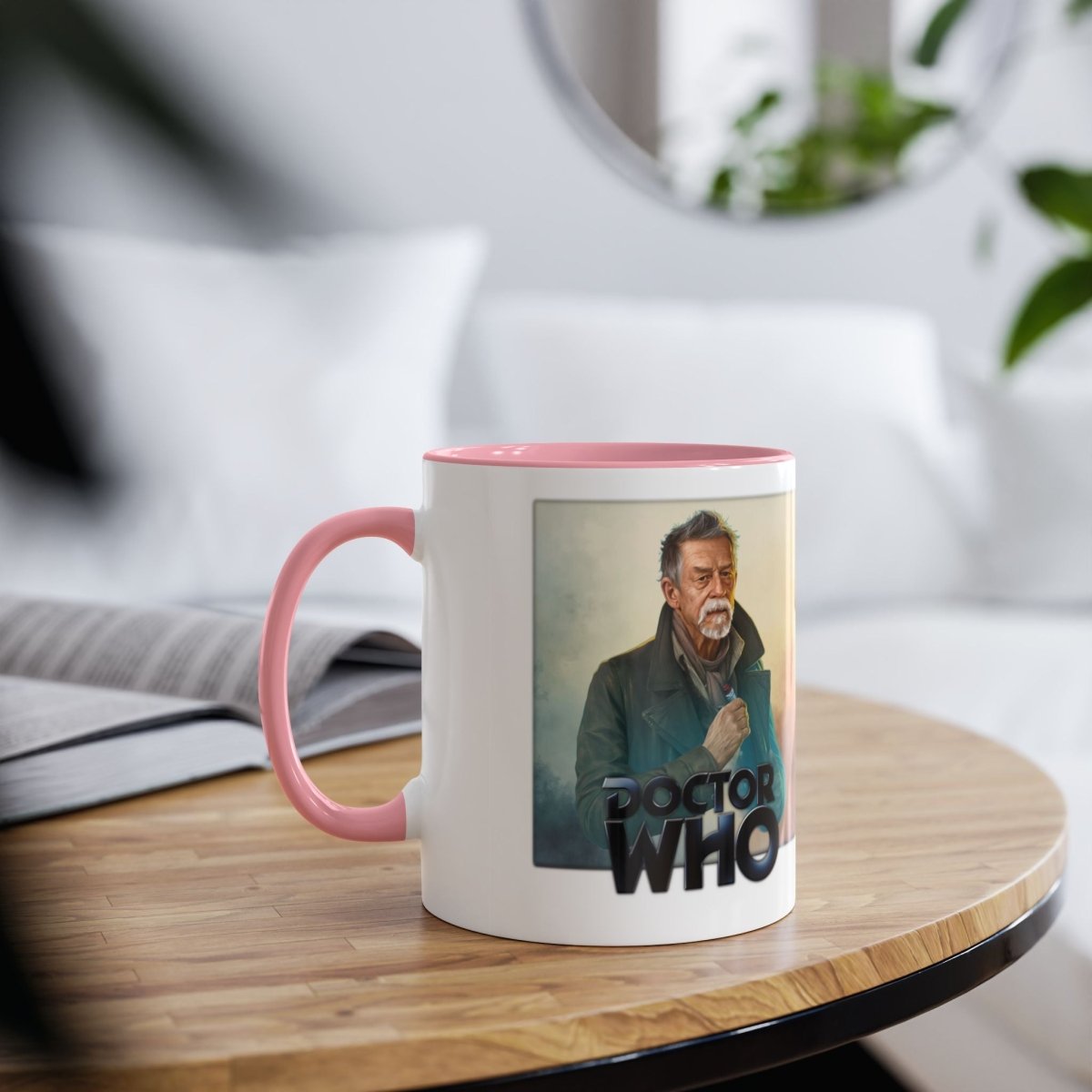 The War Doctor (John Hurt) and Doctor Who logo mug. - soapbox169 - A Little Gift Shop