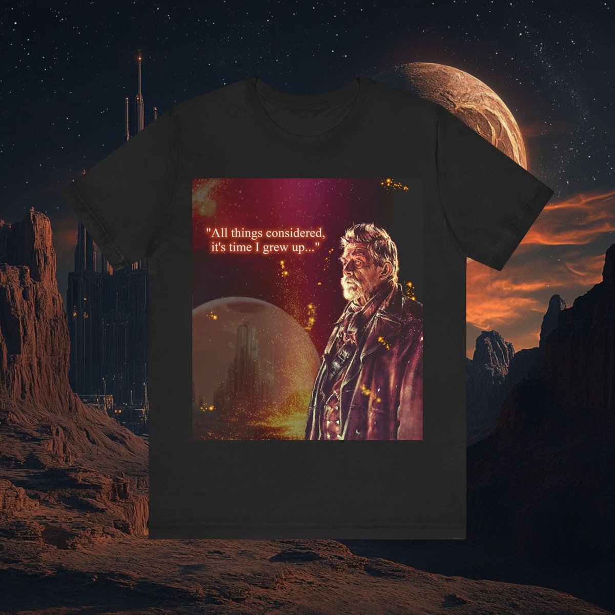 The War Doctor says "Goodbye" T-shirt - soapbox169 - A Little Gift Shop