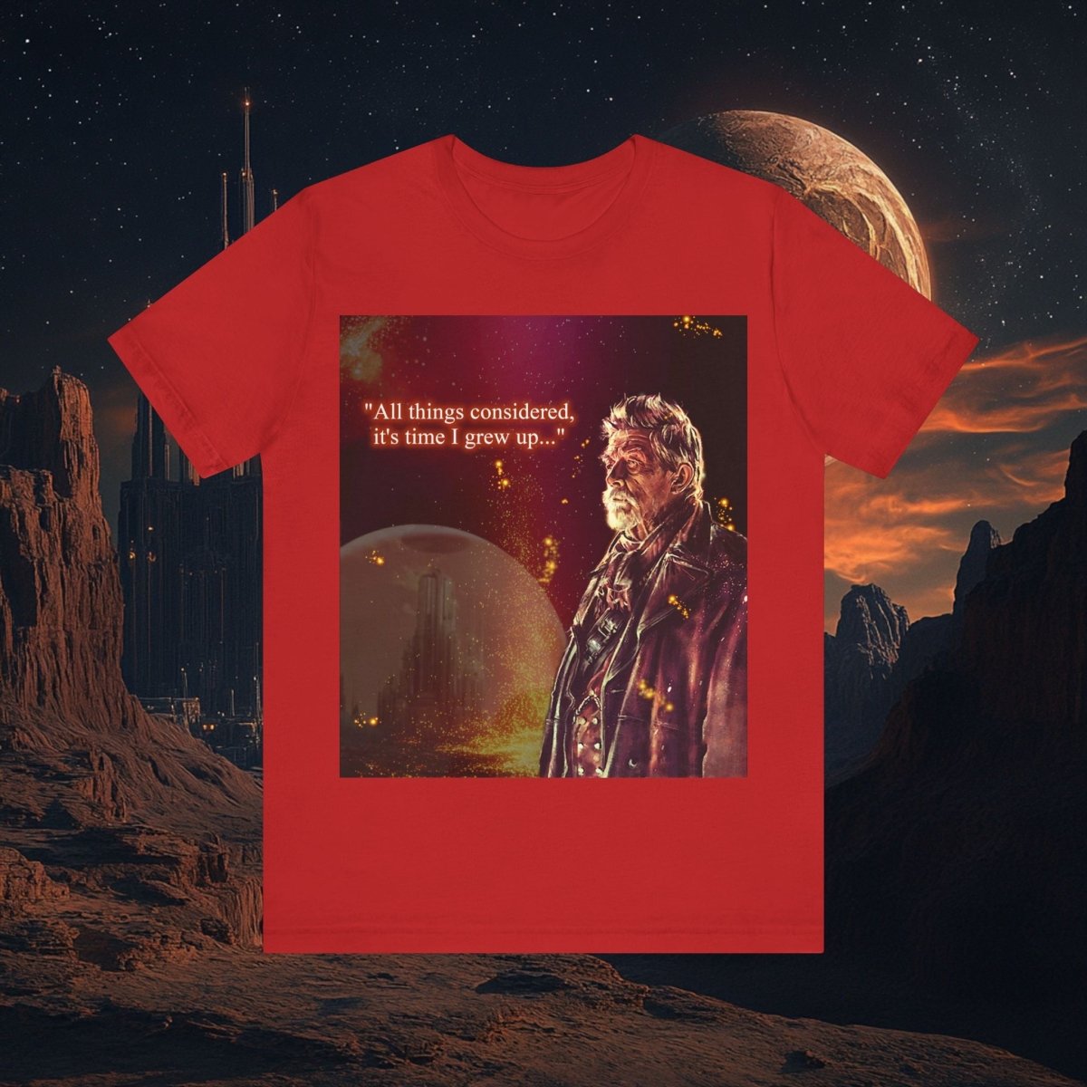 The War Doctor says "Goodbye" T-shirt - soapbox169 - A Little Gift Shop