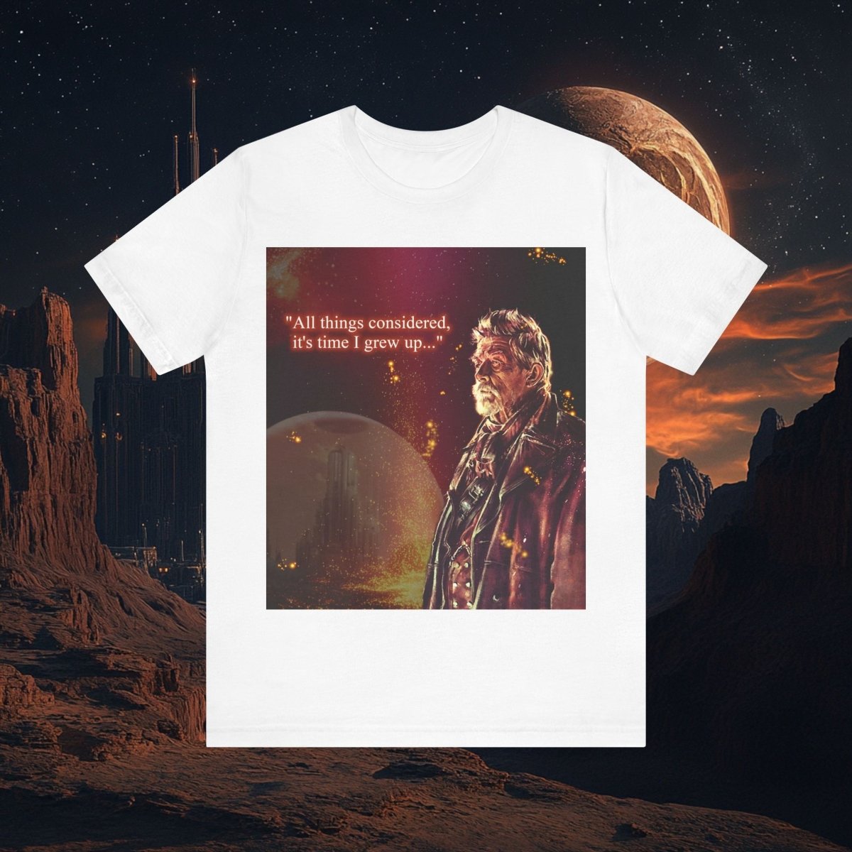 The War Doctor says "Goodbye" T-shirt - soapbox169 - A Little Gift Shop