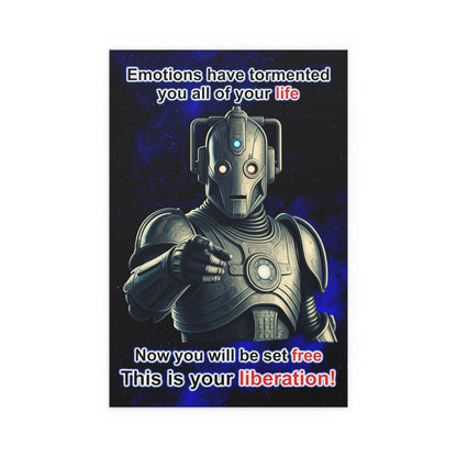 This is your liberation! Creepy Freedom Poster from timeline Kl45 - Xe - soapbox169 - A Little Gift Shop