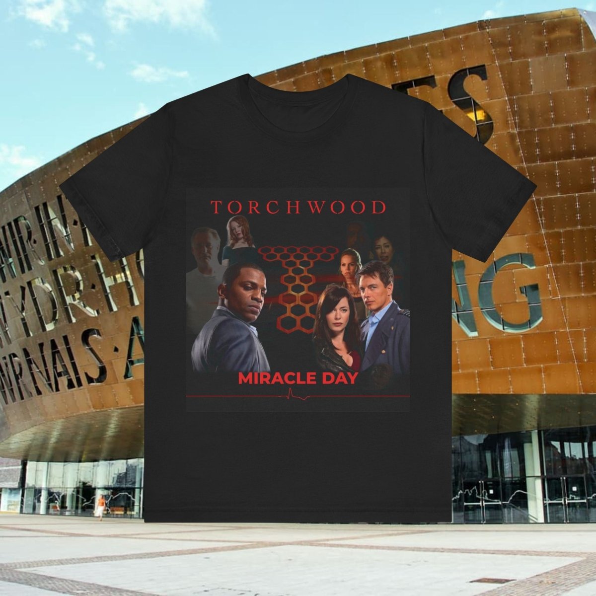 Torchwood - Miracle Day T-shirt with logo - soapbox169 - A Little Gift Shop