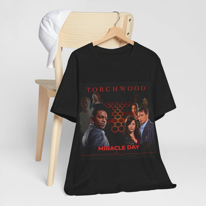 Torchwood - Miracle Day T-shirt with logo - soapbox169 - A Little Gift Shop