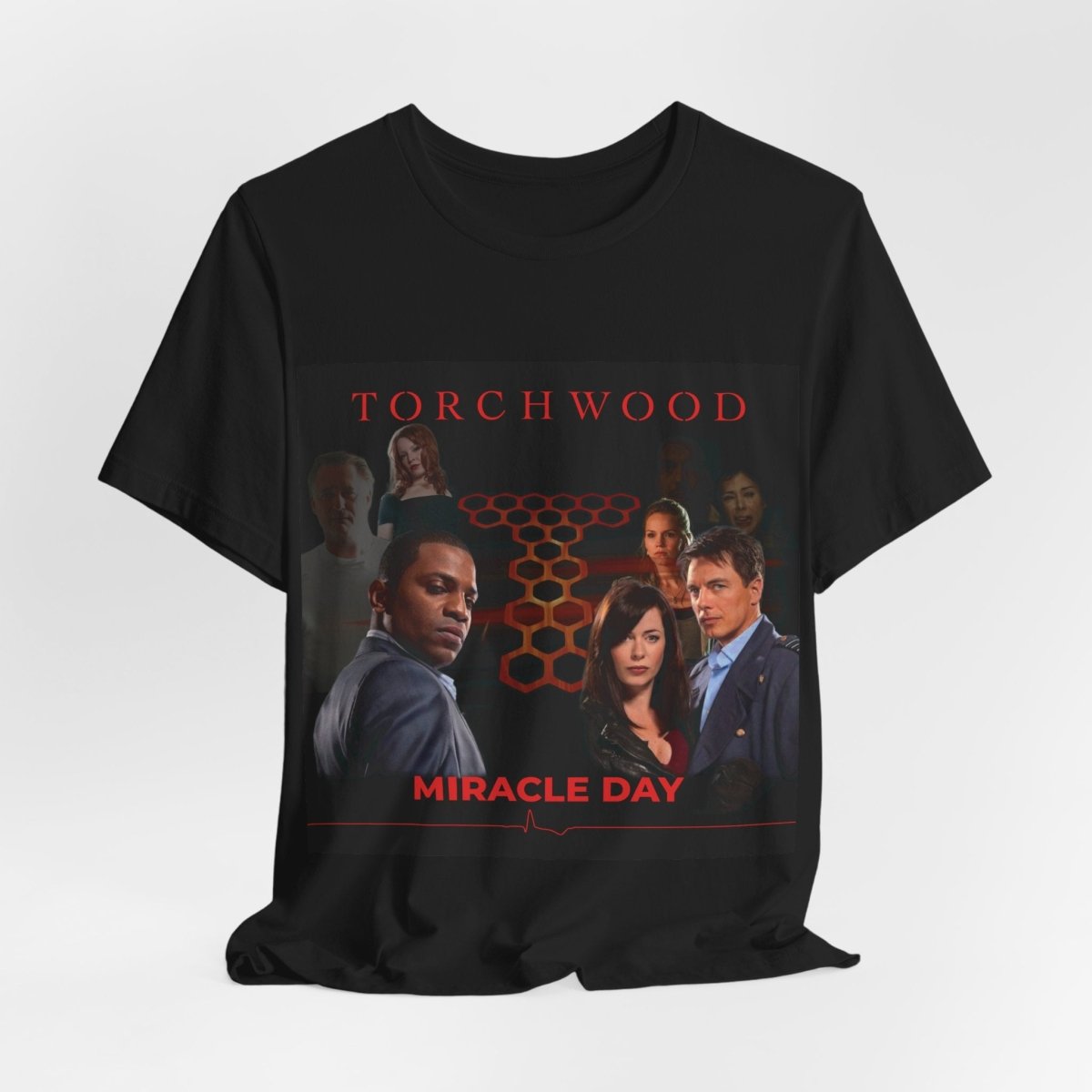 Torchwood - Miracle Day T-shirt with logo - soapbox169 - A Little Gift Shop