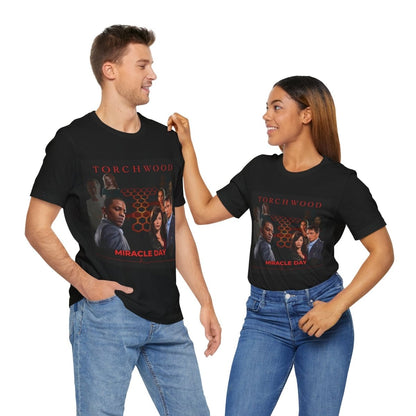 Torchwood - Miracle Day T-shirt with logo - soapbox169 - A Little Gift Shop