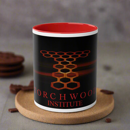 Torchwood Mug featuring the iconic T-hexagons logo