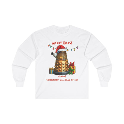 Very Confused Xmas Dalek Long Sleeve T-shirt - soapbox169 - A Little Gift Shop