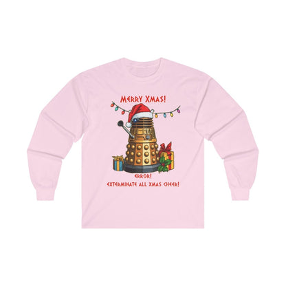 Very Confused Xmas Dalek Long Sleeve T-shirt - soapbox169 - A Little Gift Shop