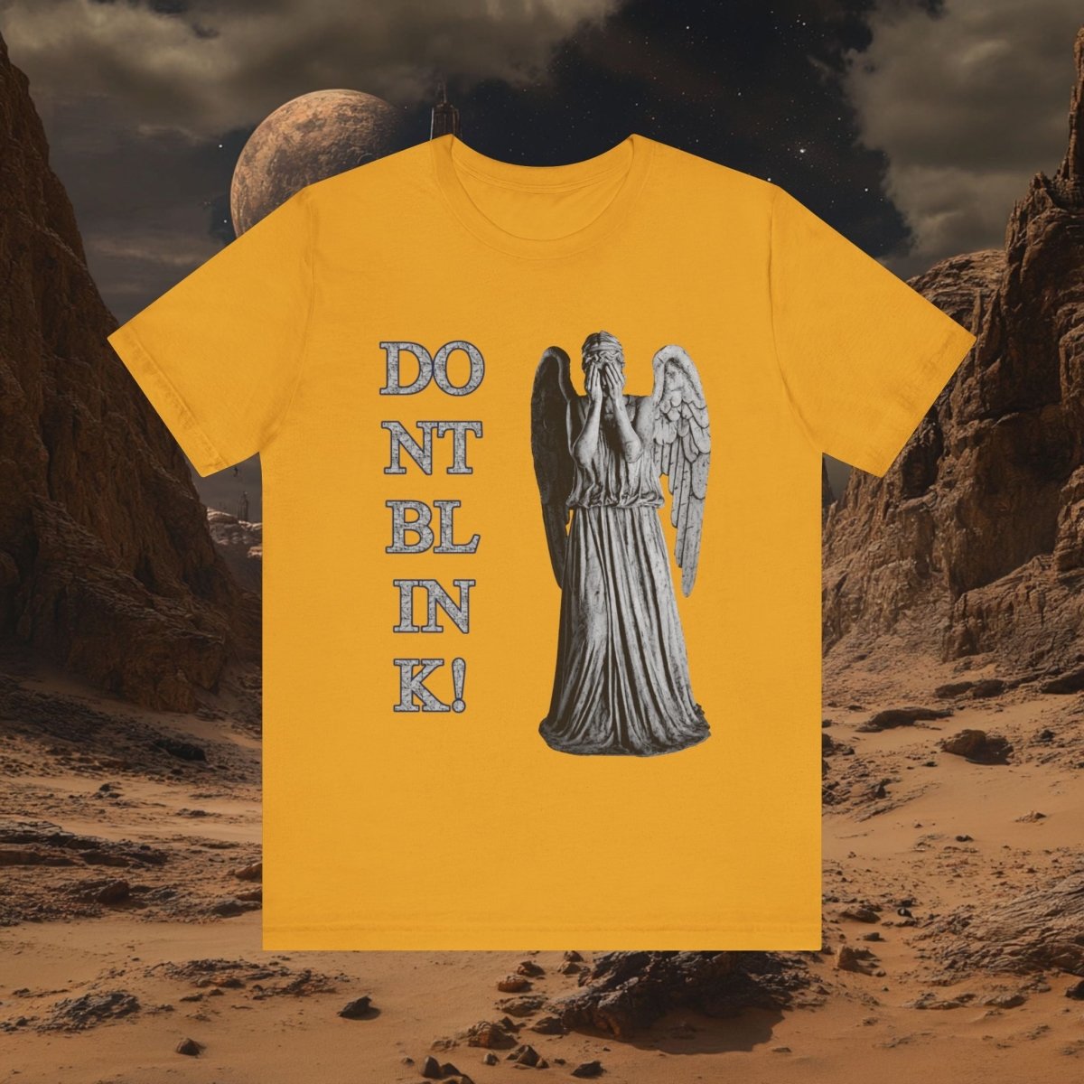 Weeping Angels Blink! T-shirt - soapbox169 - A Little Gift Shop